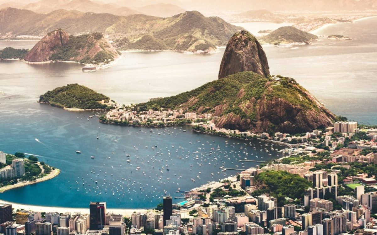 Experience the beauty of Rio de Janeiro, Brazil, with its iconic Sugarloaf Mountain.